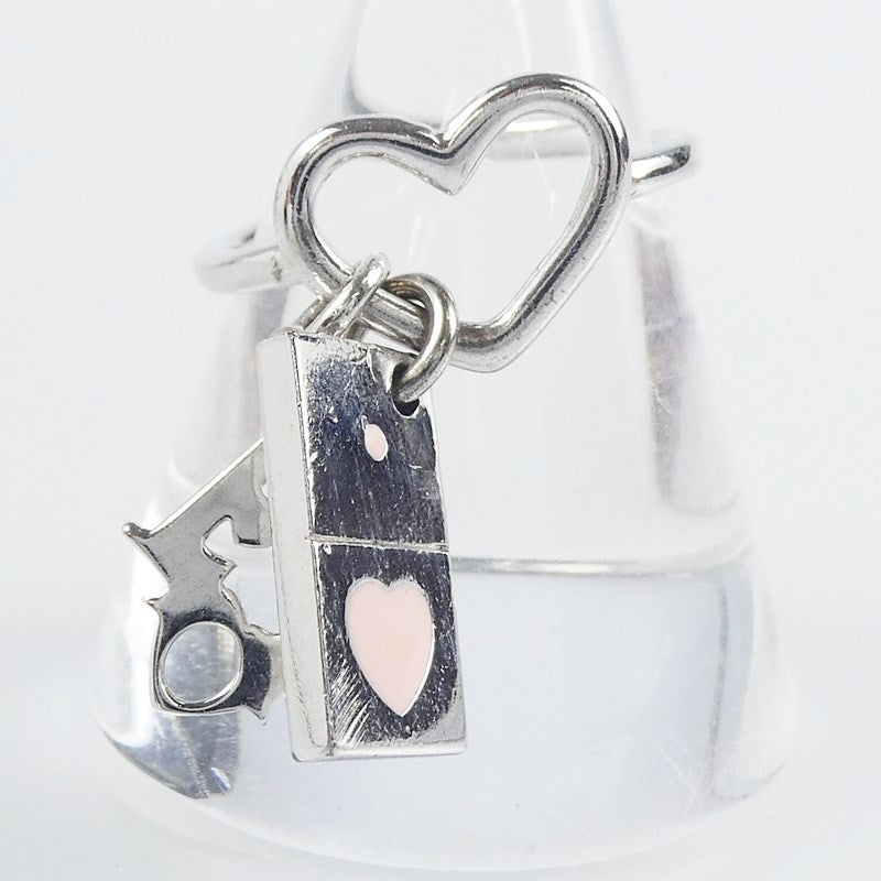 【中古】Christian Dior | クリスチャンディオール ハートロゴチャーム リング・指輪