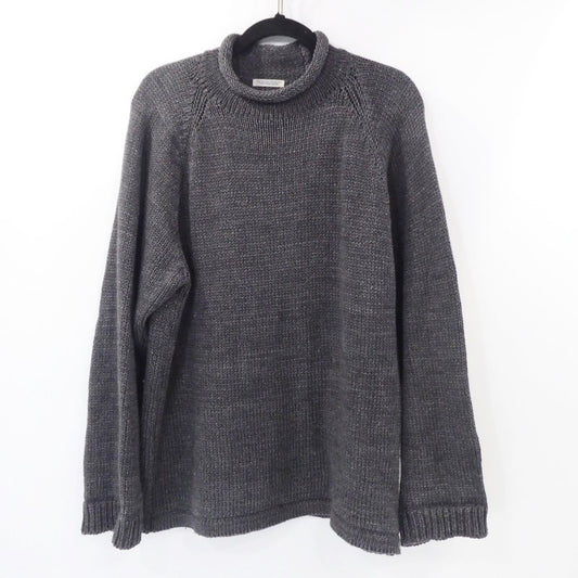 【中古】THE UNION | ザユニオン THE BLUEST OVERALLS ROLL’N KNIT ニット TBO-0036 グレー サイズ:XL