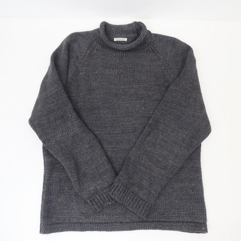 【中古】THE UNION | ザユニオン THE BLUEST OVERALLS ROLL’N KNIT ニット TBO-0036 グレー サイズ:XL