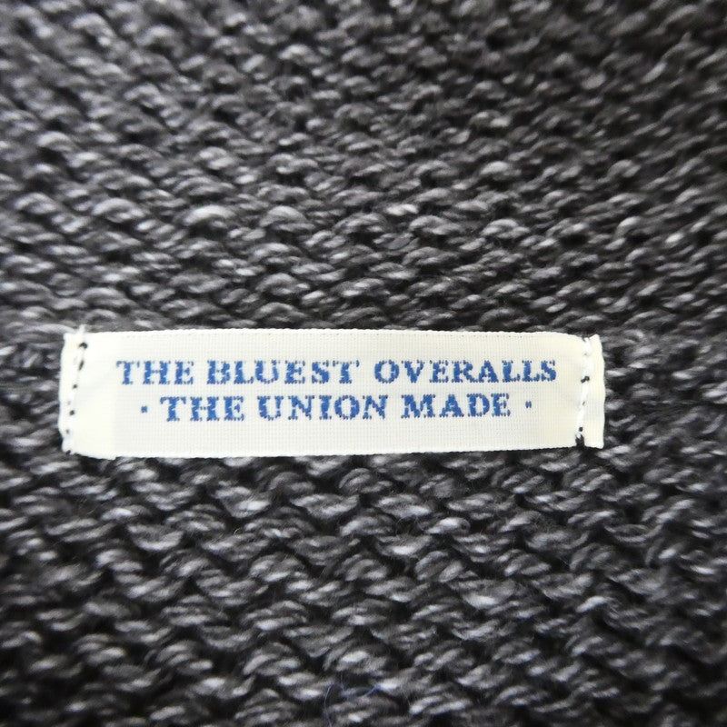 【中古】THE UNION | ザユニオン THE BLUEST OVERALLS ROLL’N KNIT ニット TBO-0036 グレー サイズ:XL