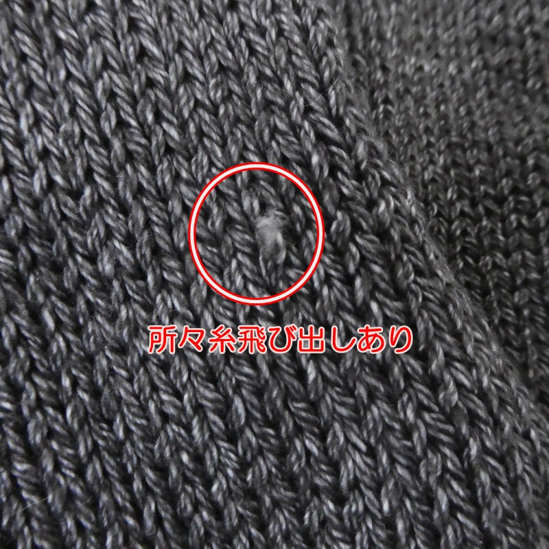 【中古】THE UNION | ザユニオン THE BLUEST OVERALLS ROLL’N KNIT ニット TBO-0036 グレー サイズ:XL