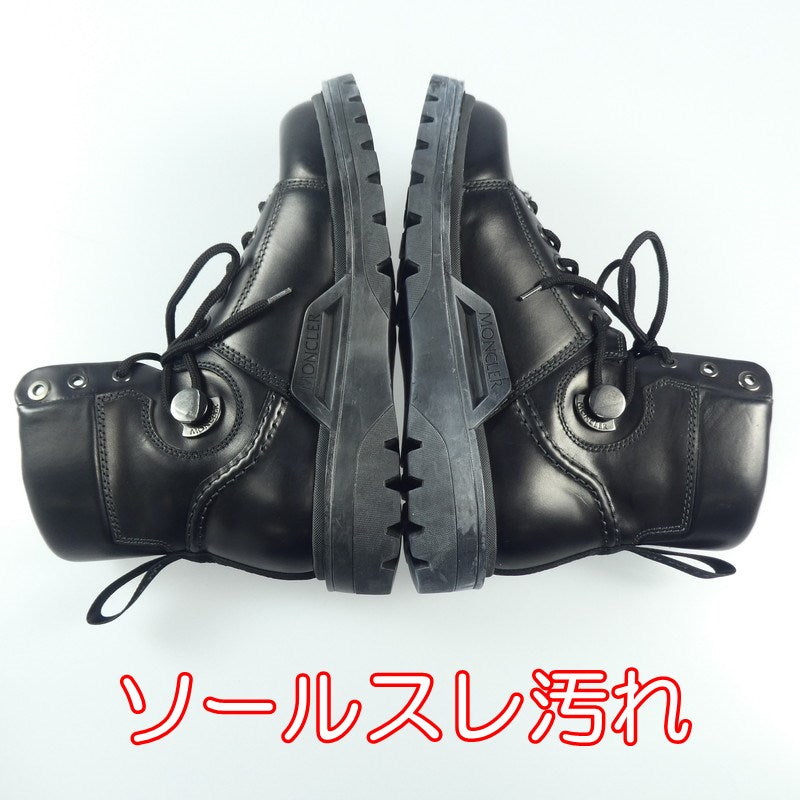 【中古】MONCLER | モンクレール ブーツ 約25.5cm ブラック