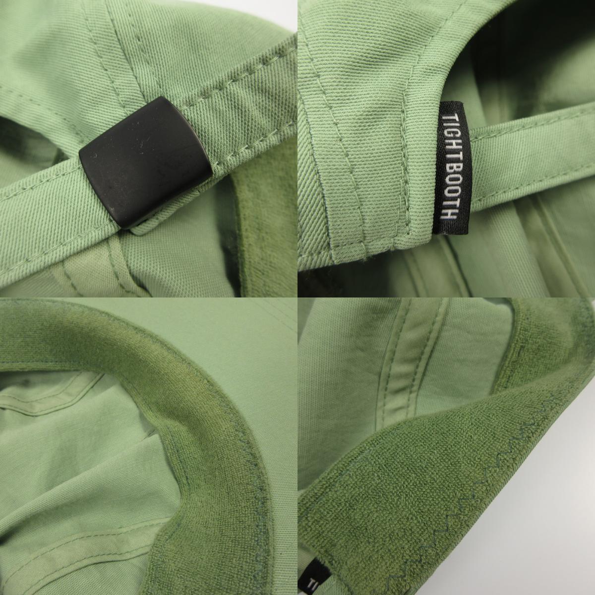 【中古】TIGHTBOOTH PRODUCTION | タイトブースプロダクション SHELLDRA CAMP CAP キャップ SU21-H01 グリーン