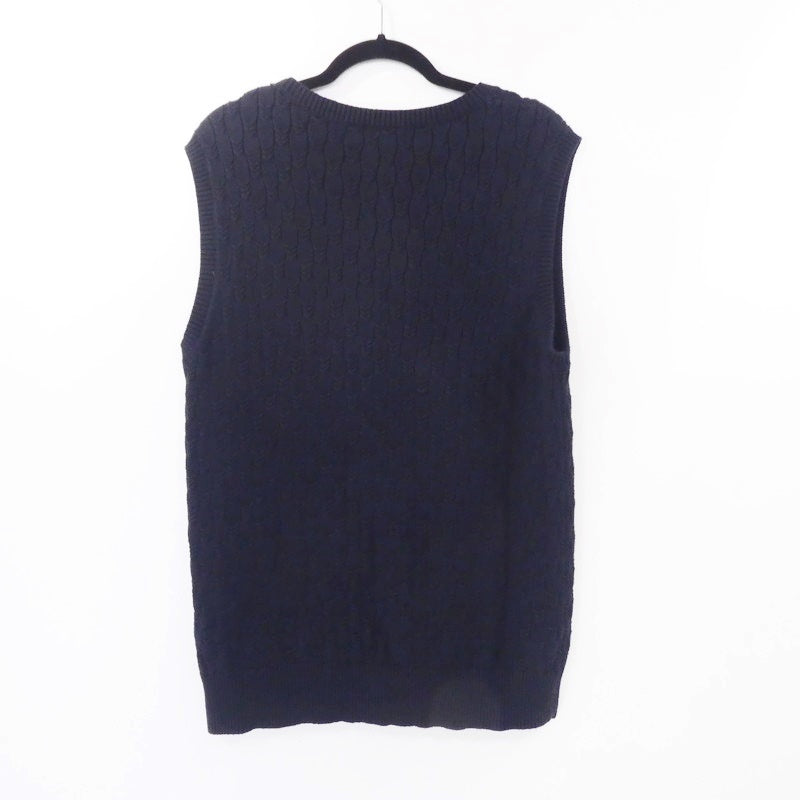【中古】A.P.C | アーペーセー Pull Lack ベスト 24206-1-86071 ネイビー サイズ:L