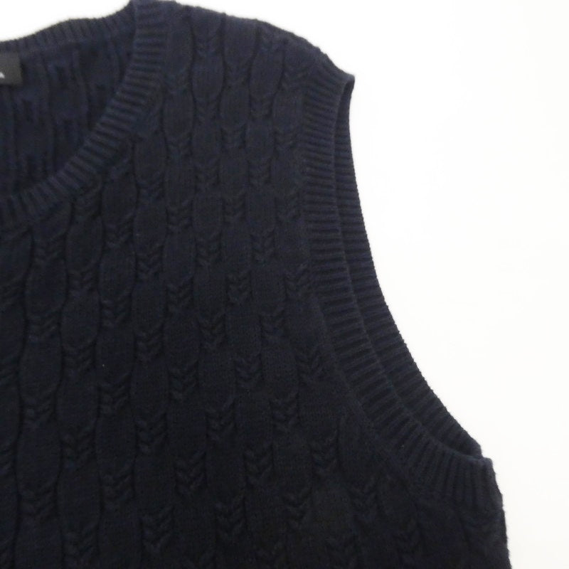 【中古】A.P.C | アーペーセー Pull Lack ベスト 24206-1-86071 ネイビー サイズ:L