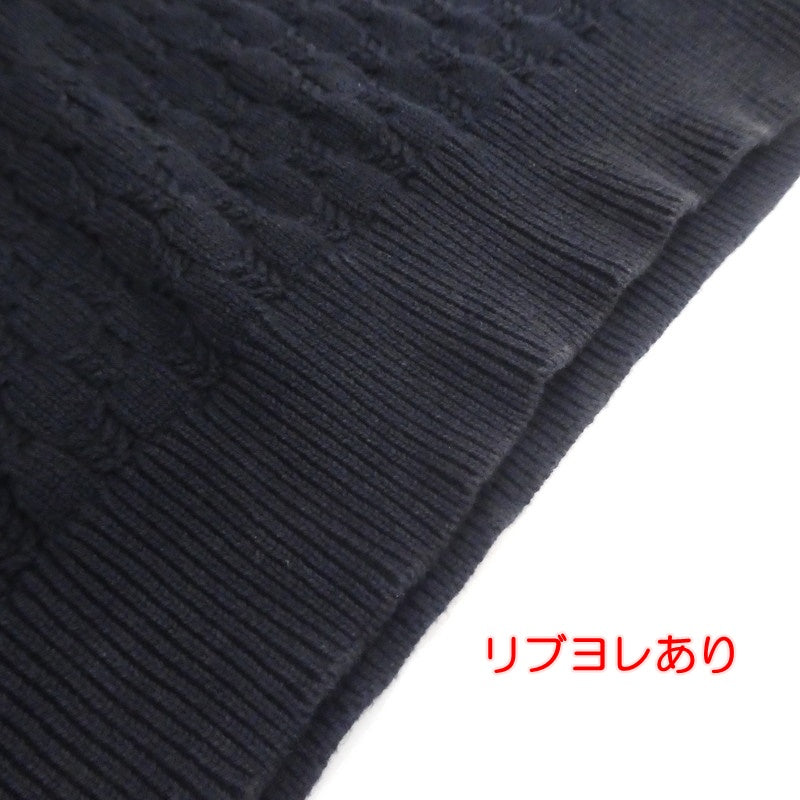 【中古】A.P.C | アーペーセー Pull Lack ベスト 24206-1-86071 ネイビー サイズ:L