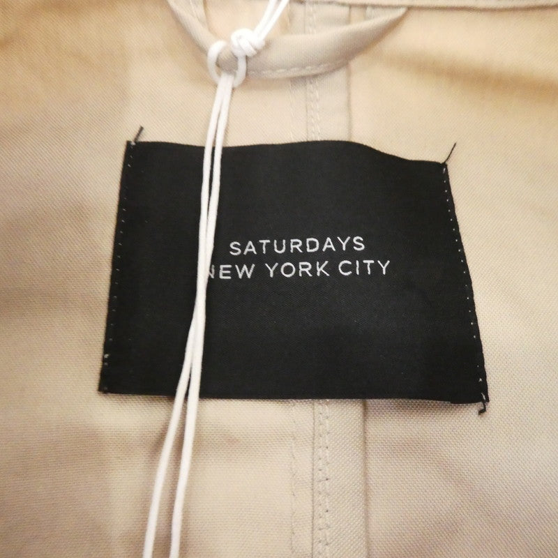 【中古】SATURDAYS NYC | サタデーズ サタデイズ CLYDE TRENCH COAT トレンチコート BBO13000 ベージュ サイズ:XS