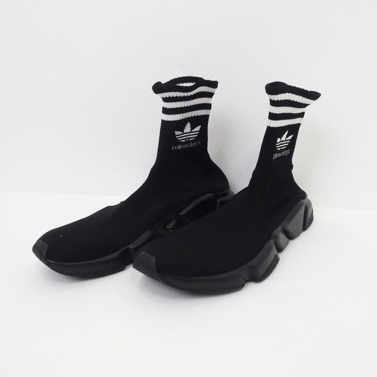 【中古】BALENCIAGA | バレンシアガ SPEED TRAINER スニーカー 559276 ×adidas originals サイズ:29.0cm ブラック