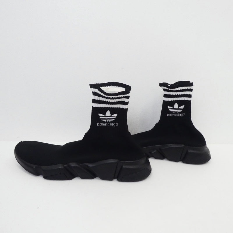 【中古】BALENCIAGA | バレンシアガ SPEED TRAINER スニーカー 559276 ×adidas originals サイズ:29.0cm ブラック