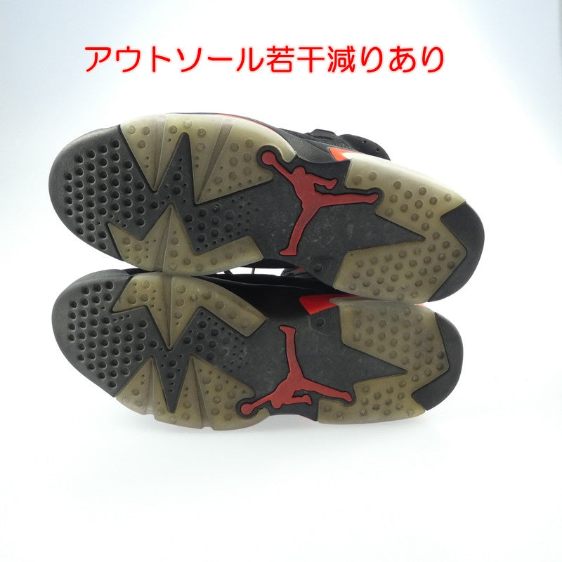 【中古】NIKE | ナイキ AIR JORDAN 6 RETRO OG スニーカー 384664-060 27.5cm ブラック