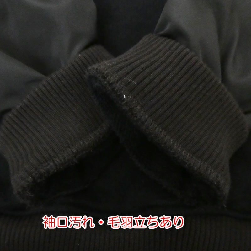 【中古】 BOMBER SLEEVE CREW スウェット ブラック サイズ:L
