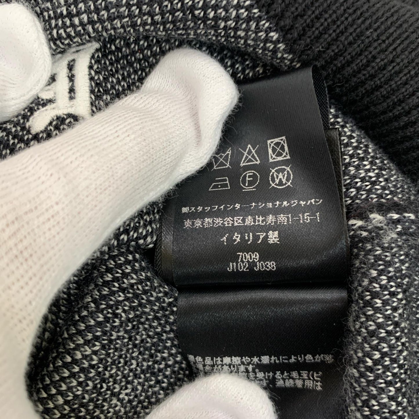 【中古】AMIRI | アミリ WES LANG REPEAT SKULL CARDIGAN カーディガン AW22MKC009 国内正規品 2022S/S ブラック サイズ:M