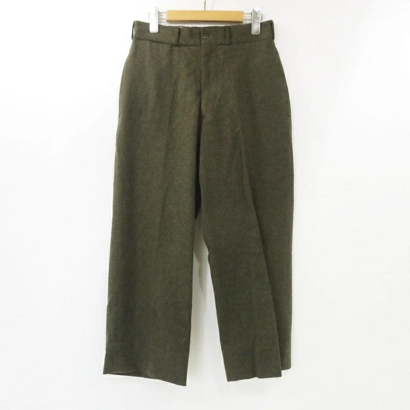 【中古】MILITARY衣料 | ミリタリーイリョウ W/HIP POCKETS CLASS 4 パンツ 年式:50s カーキ