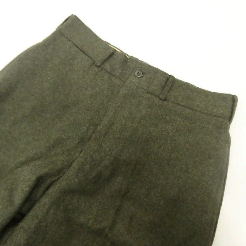 【中古】MILITARY衣料 | ミリタリーイリョウ W/HIP POCKETS CLASS 4 パンツ 年式:50s カーキ