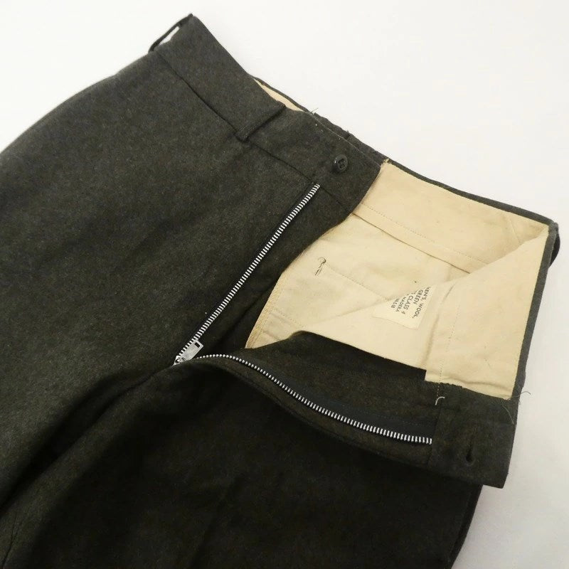 【中古】MILITARY衣料 | ミリタリーイリョウ W/HIP POCKETS CLASS 4 パンツ 年式:50s カーキ