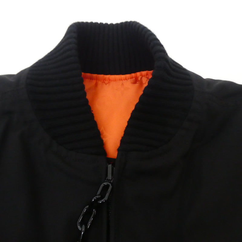 【中古】LOUIS VUITTON | ルイ・ヴィトン リバーシブルサマーボンバージャケット ミリタリーコート RM212M INE サイズ:44
