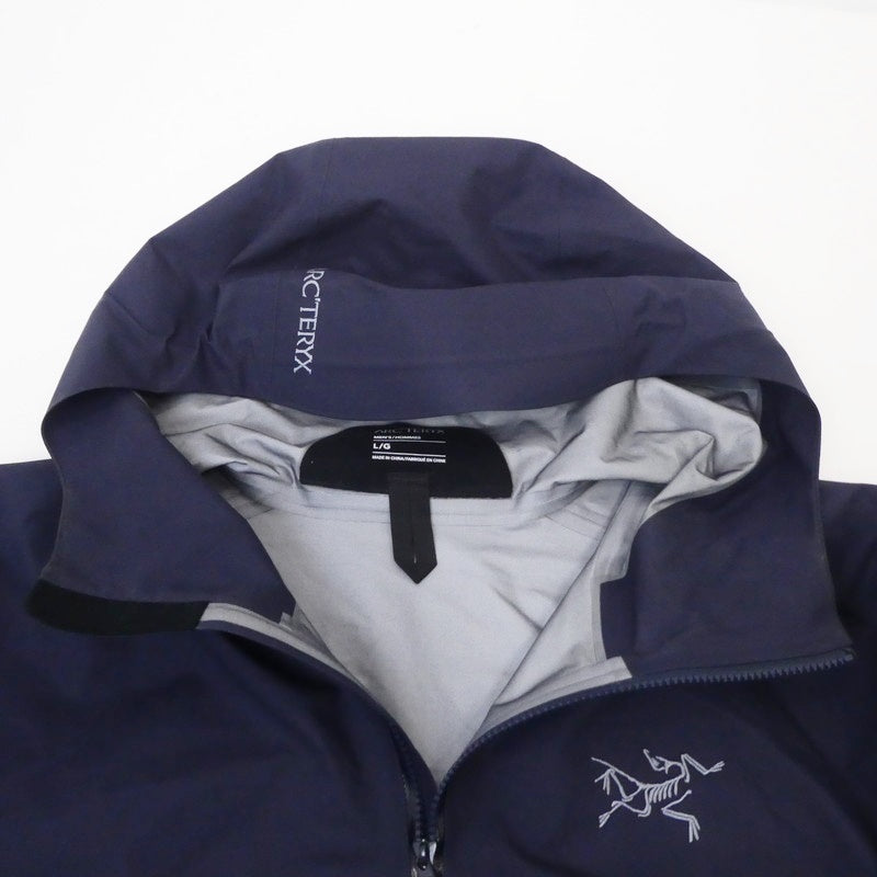 【中古】ARC'TERYX | アークテリクス Beta Jacket ナイロンジャケット X000007584 ネイビー サイズ:L