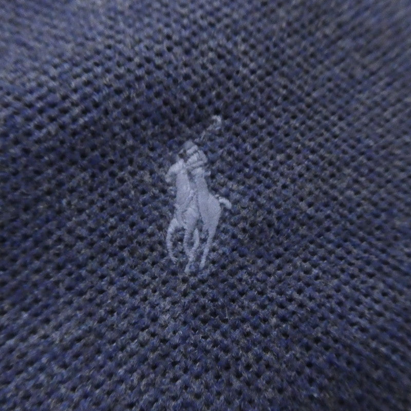 【中古】POLO RALPH LAUREN | ポロ・ラルフローレン Vネック カーディガン ネイビー サイズ:XXL