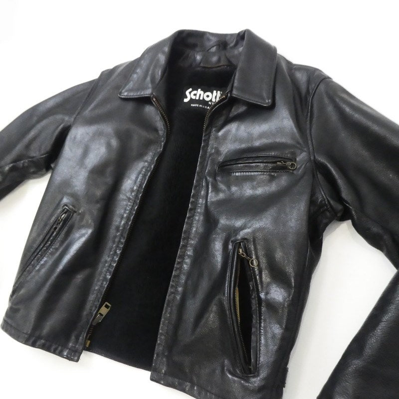 【中古】schott | ショット レザー 643EVS ブラック サイズ:34