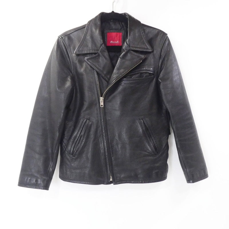 【中古】 レザー ブラック サイズ:S