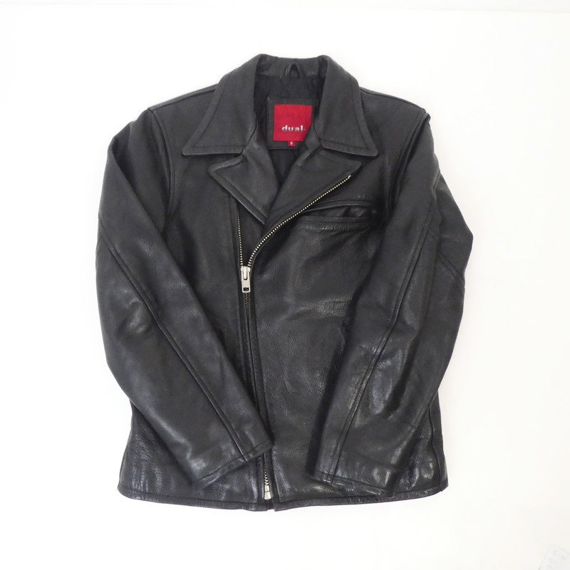 【中古】 レザー ブラック サイズ:S