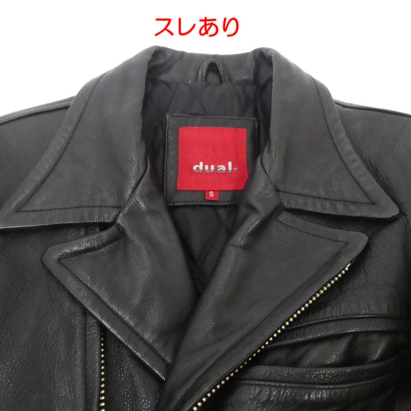 【中古】 レザー ブラック サイズ:S