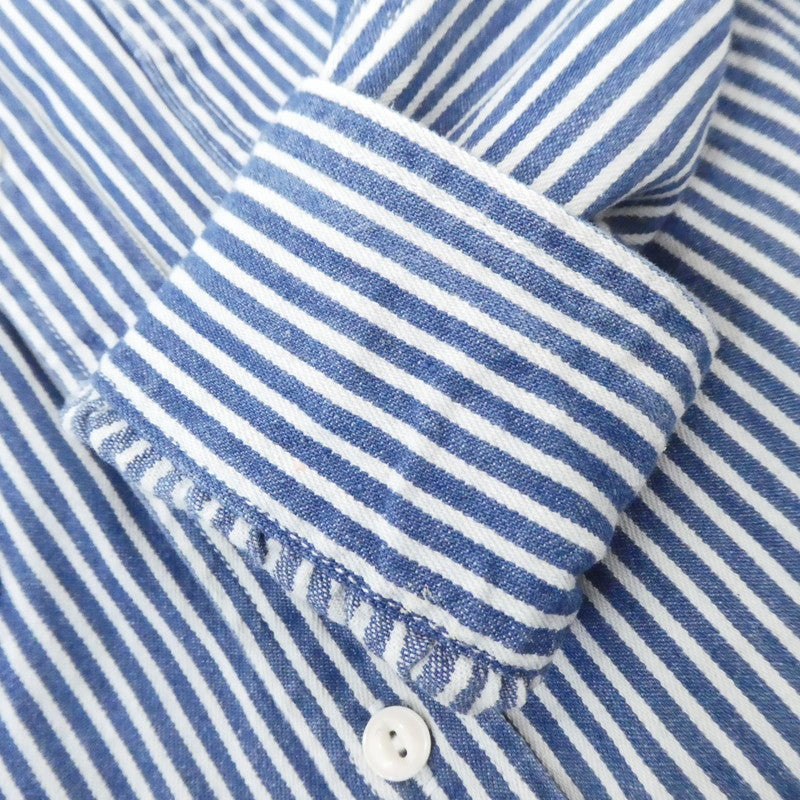 Striped Retro Long-Sleeve Shirt, Size: S
