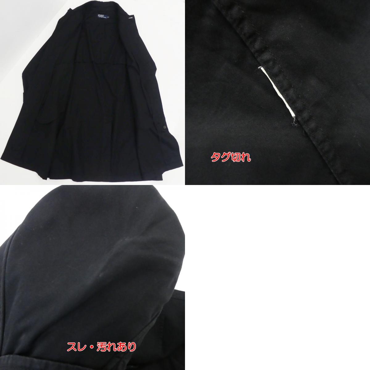 【中古】POLO RALPH LAUREN | ポロ・ラルフローレン ステンカラーコート ブラック サイズ:M