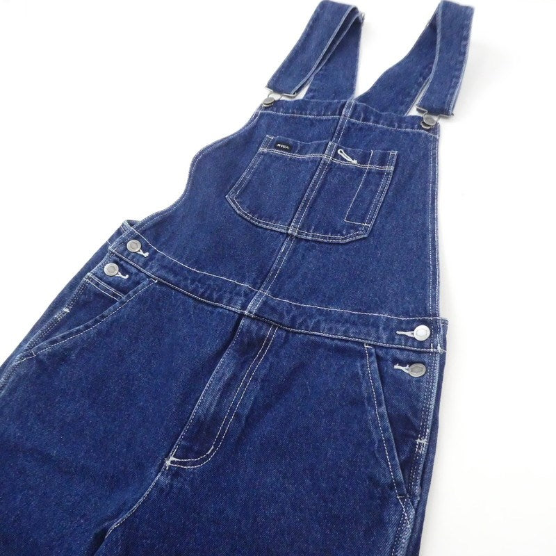 【中古】RVCA | ルーカ アールブイ NAILHEAD RELAXED FIT OVERALL 3 オーバーオール BA042-701 サイズ:S