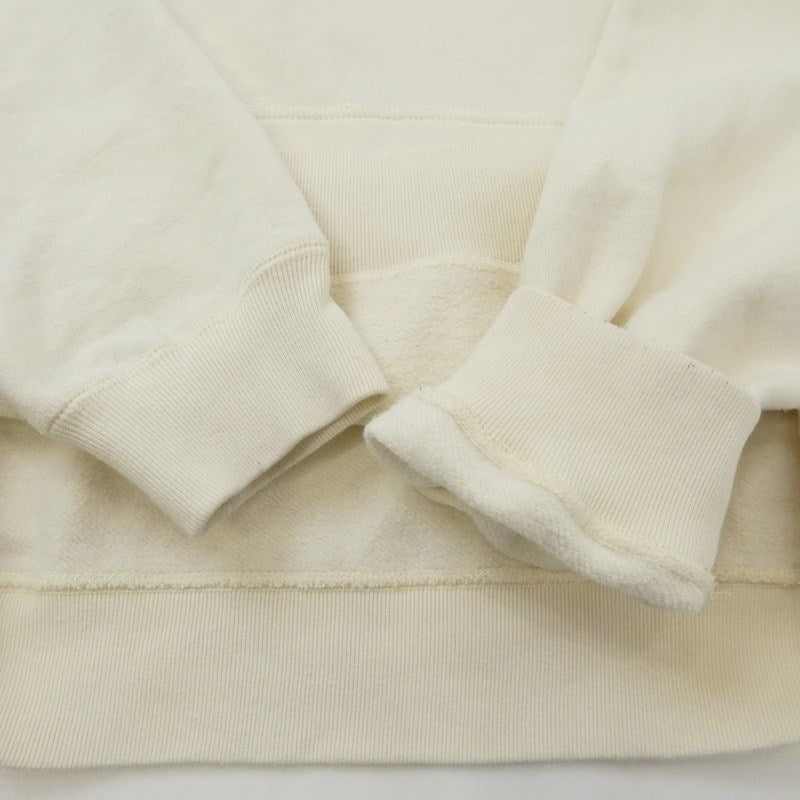 【中古】BlackEyePatch | ブラックアイパッチ HANDLE WITH CARE LABEL HOODIE パーカー BEPFW21TP26 ベージュ サイズ:M