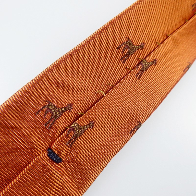 【中古】Paul Smith | ポール・スミス "Giraffe"ジャカートタイ ネクタイ 120009 552MJ オレンジ