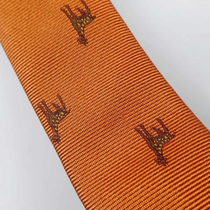 【中古】Paul Smith | ポール・スミス "Giraffe"ジャカートタイ ネクタイ 120009 552MJ オレンジ