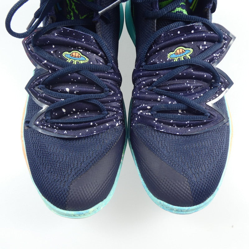 【中古】NIKE | ナイキ KYRIE 5 EP "UFO" スニーカー AO2919-400 27.5cm ネイビー