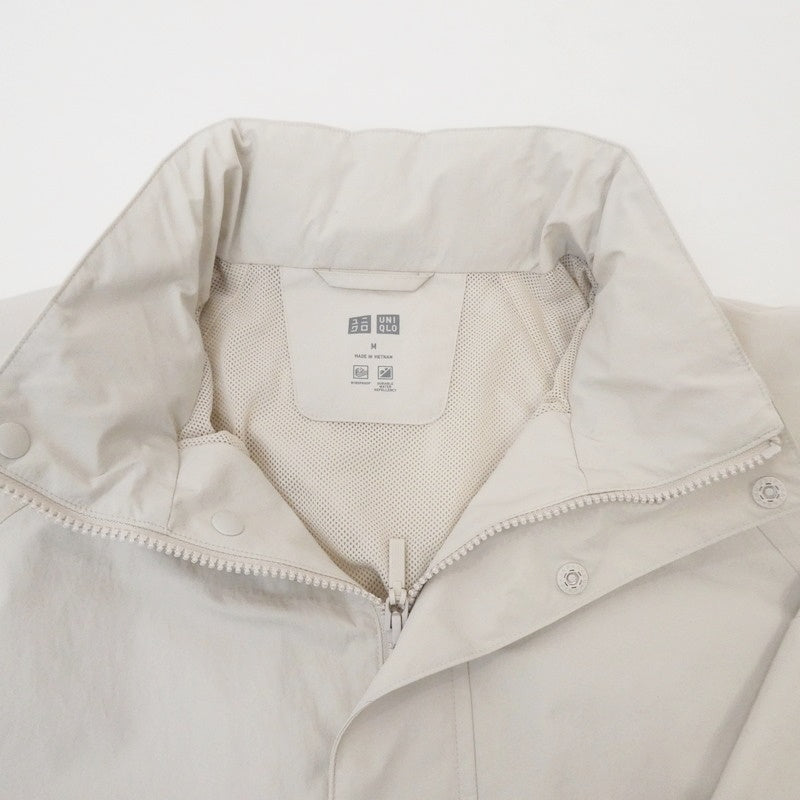 【中古】UNIQLO | ユニクロ ウィンドプルーフスタンドブルゾン ナイロンジャケット 311-464918 アイボリー サイズ:M