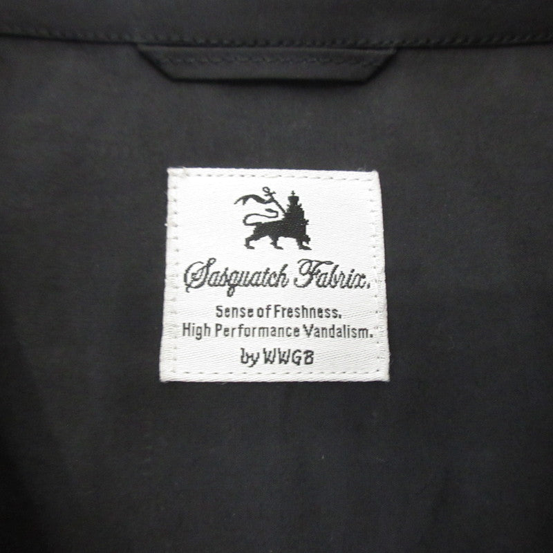 【中古】SASQUATCH fabrix | サスクワッチファブリックス WA-NECK LONG SLEEVE SHIRTS 長袖シャツ 16SS-SY9-003 ブラック サイズ:L