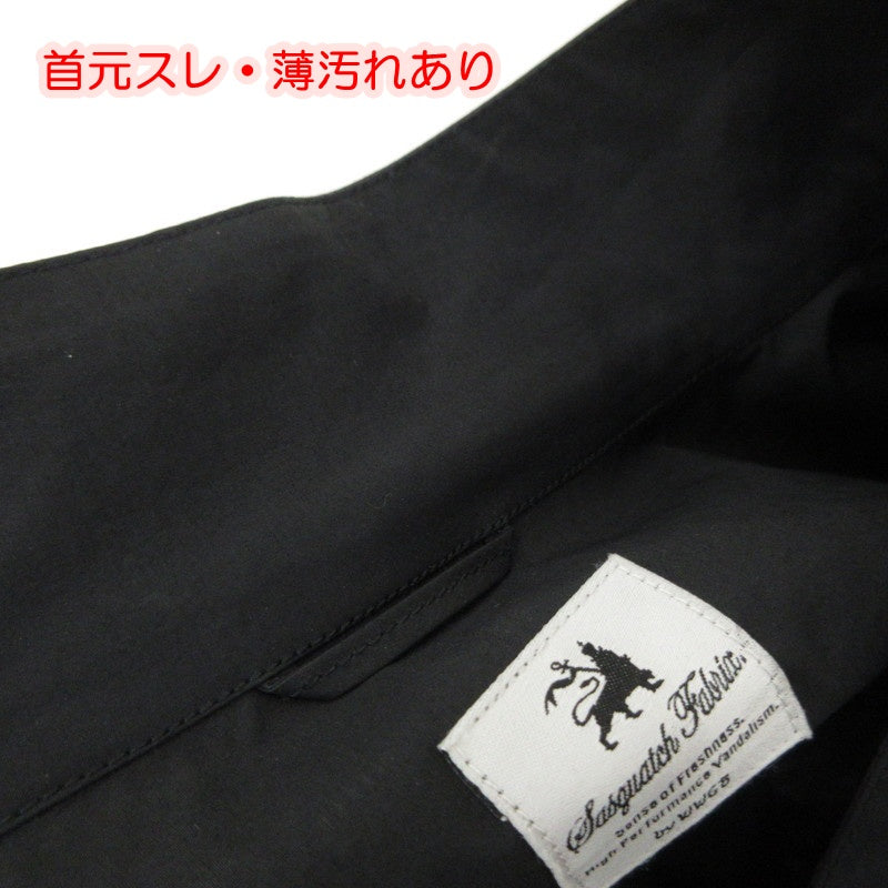 【中古】SASQUATCH fabrix | サスクワッチファブリックス WA-NECK LONG SLEEVE SHIRTS 長袖シャツ 16SS-SY9-003 ブラック サイズ:L
