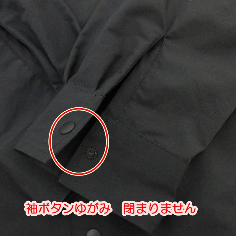 【中古】SASQUATCH fabrix | サスクワッチファブリックス WA-NECK LONG SLEEVE SHIRTS 長袖シャツ 16SS-SY9-003 ブラック サイズ:L
