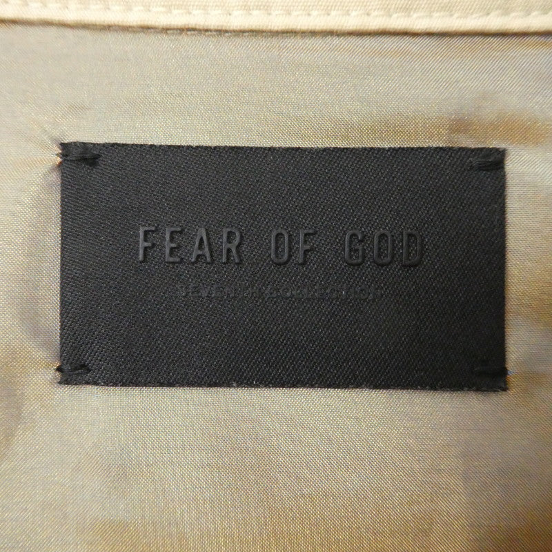 【中古】FEAR OF GOD | フィアオブゴッド Baseball Jacket ブルゾン FG30-051 ベージュ サイズ:M