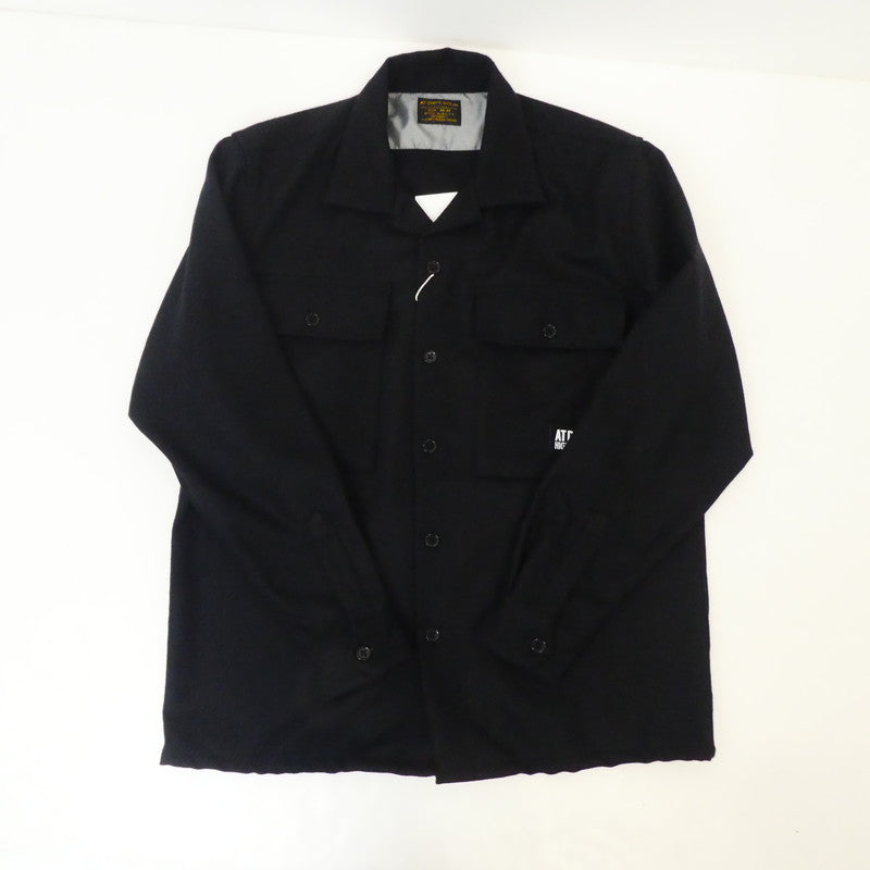 【中古】AT DIRTY | アットダーティー MILDOOR L/S SHIRT 長袖シャツ ブラック サイズ:M