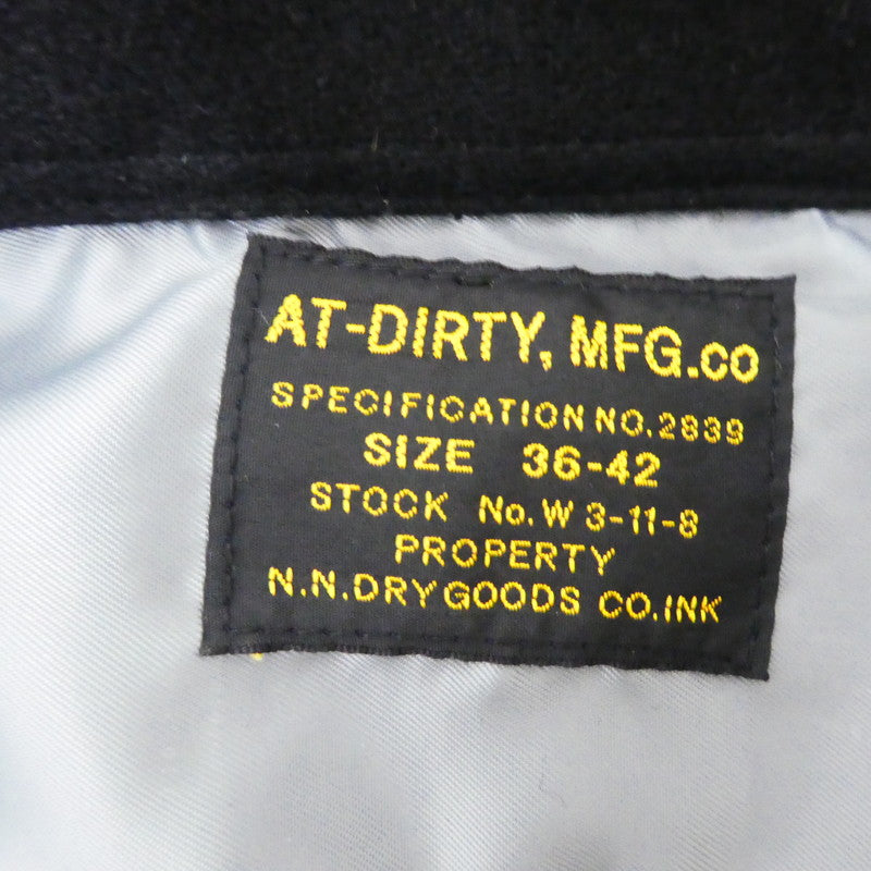 【中古】AT DIRTY | アットダーティー MILDOOR L/S SHIRT 長袖シャツ ブラック サイズ:M