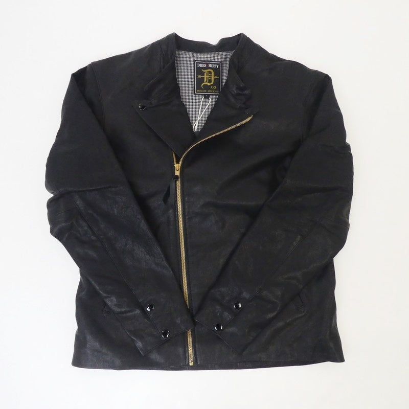 【中古】DRESS HIPPY | ドレスヒッピー DH-RIDERS LEATHER JACKET レザー ブラック サイズ:S