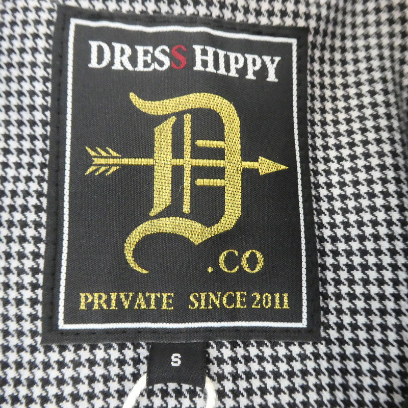【中古】DRESS HIPPY | ドレスヒッピー DH-RIDERS LEATHER JACKET レザー ブラック サイズ:S