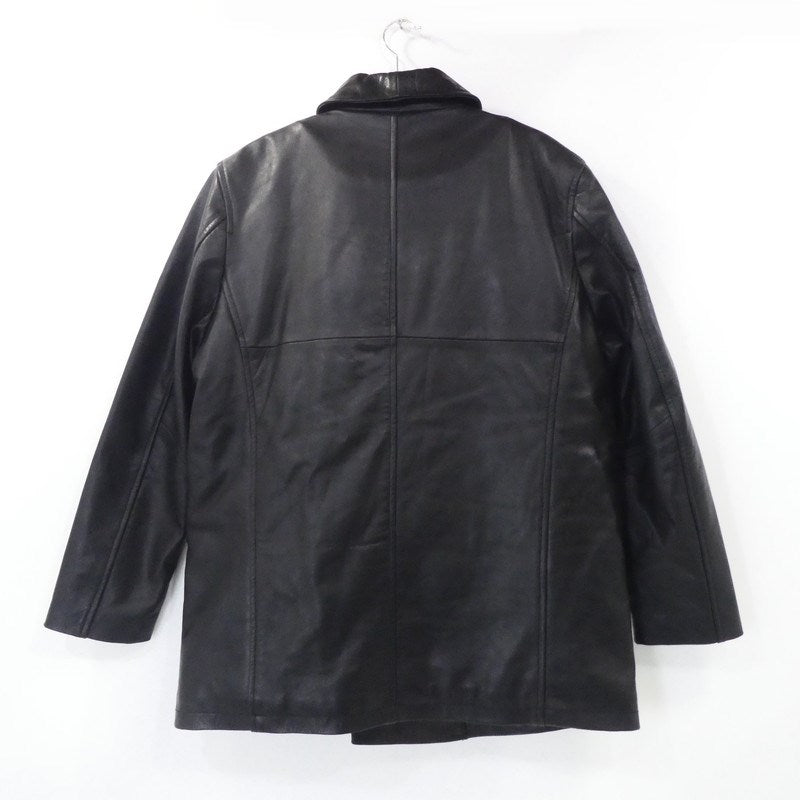 【中古】DRESS HIPPY | ドレスヒッピー L.C.LEATHER COAT レザー ブラック サイズ:M
