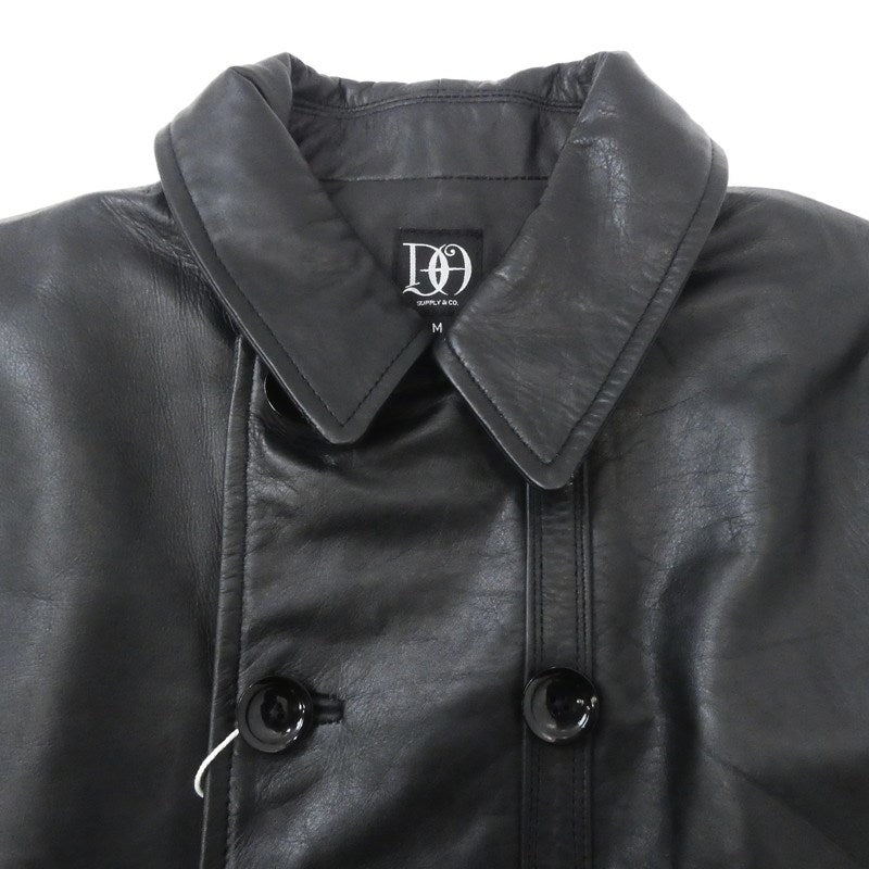【中古】DRESS HIPPY | ドレスヒッピー L.C.LEATHER COAT レザー ブラック サイズ:M