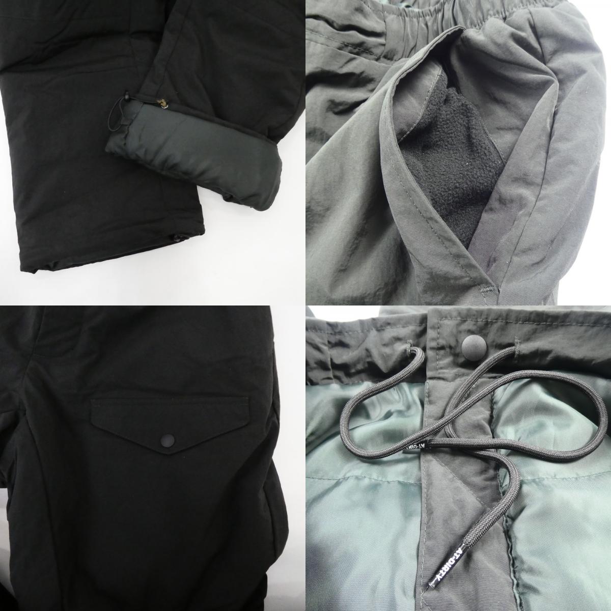【中古】AT DIRTY | アットダーティー HIGH VOLTAGE PANTS パンツ ブラック サイズ:L