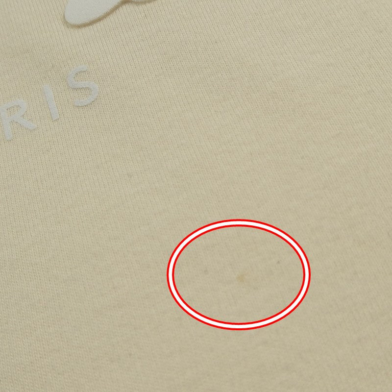 【中古】MAISON KITSUNE | メゾンキツネ FOX STAMP CLASSIC TEE-SHIRT 半袖Tシャツ IM00153KJ0008 ベージュ サイズ:L