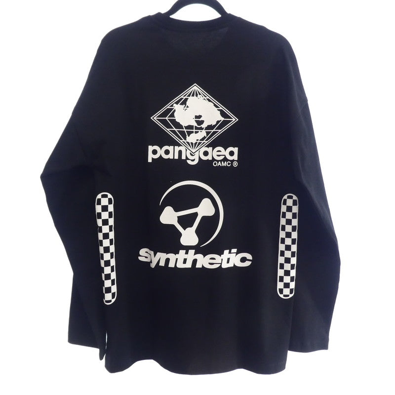 【中古】 PANGEA LONGSLEEVE T-SHIRT 長袖Tシャツ 23E28OAJ17 ブラック サイズ:M