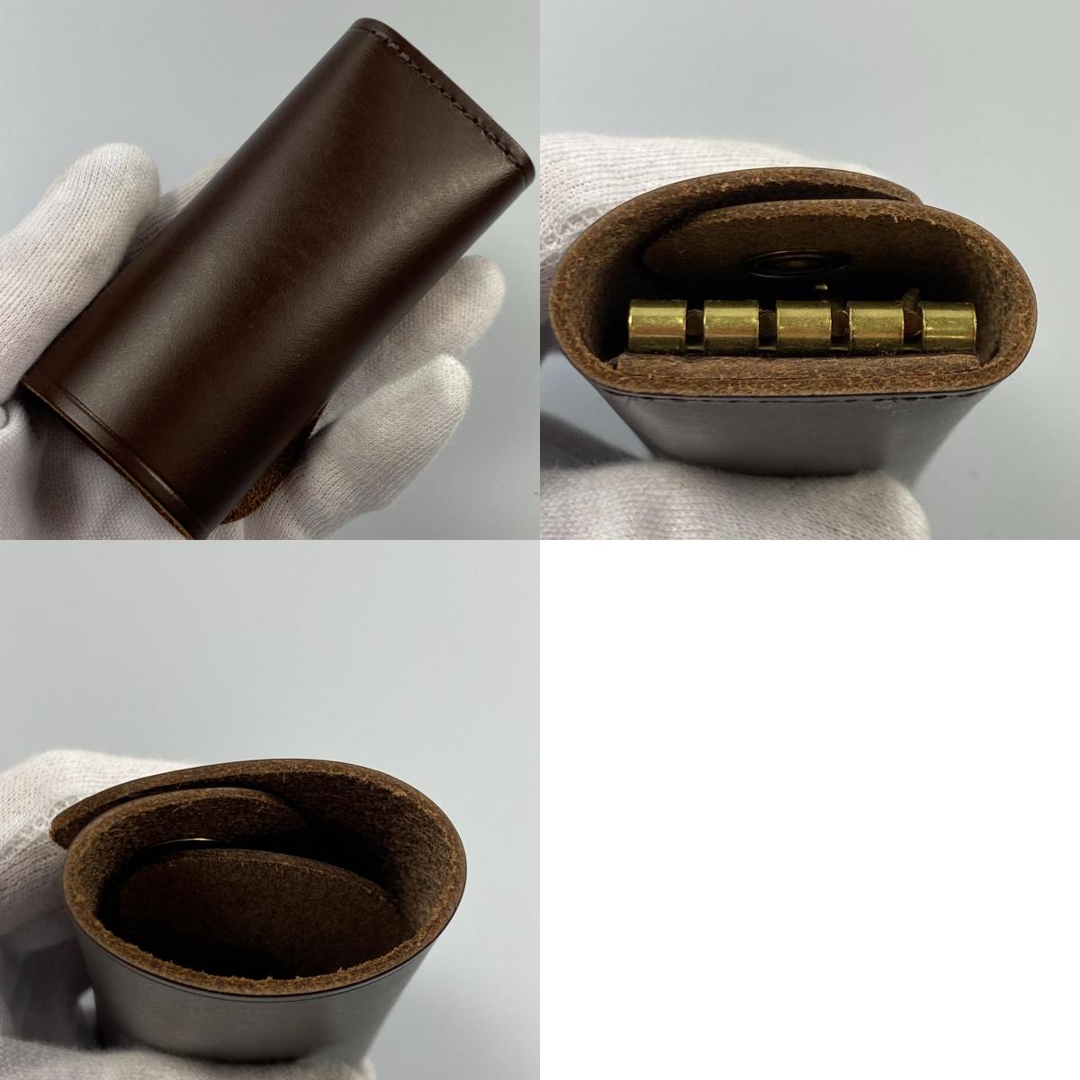 【中古】IL BISONTE | イルビゾンテ キーケース SKH011 ブラウン