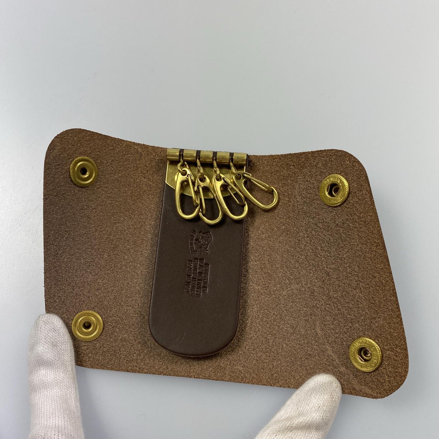 【中古】IL BISONTE | イルビゾンテ キーケース SKH011 ブラウン