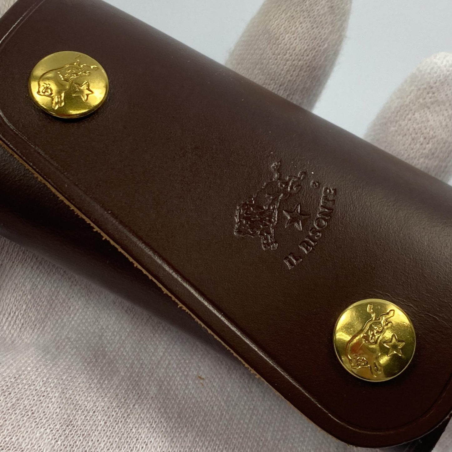【中古】IL BISONTE | イルビゾンテ キーケース SKH011 ブラウン